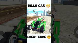 BUJJI CAR CHEAT CODE 🤑 | INDIAN BIKE DRIVING 3D GAME | #viral #shorts #shortvideo