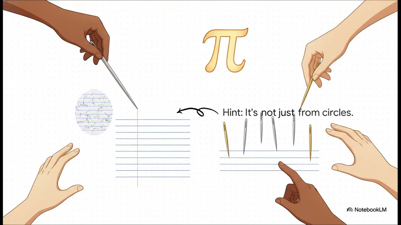 Buffon's Pi Needle Drop