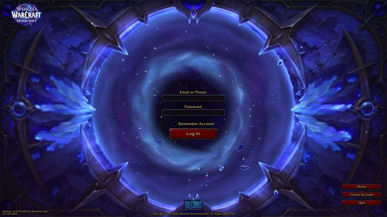 Midnight Login Screen Music