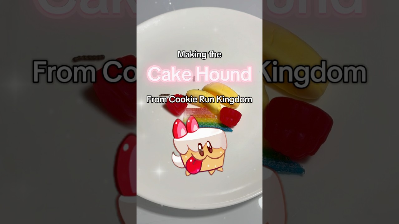 Making a Cake Hound from Cookie Run Kingdom! 
