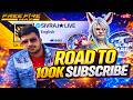LIVE 🔴 Free Fire New Season Rank Push | Road to 100K Subscribers 💯🔥