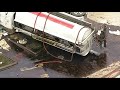 Road closures in Plano as crews continue to clean up oil spill from Friday crash