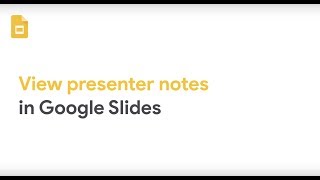 View presenter notes in Google Slides screenshot 4