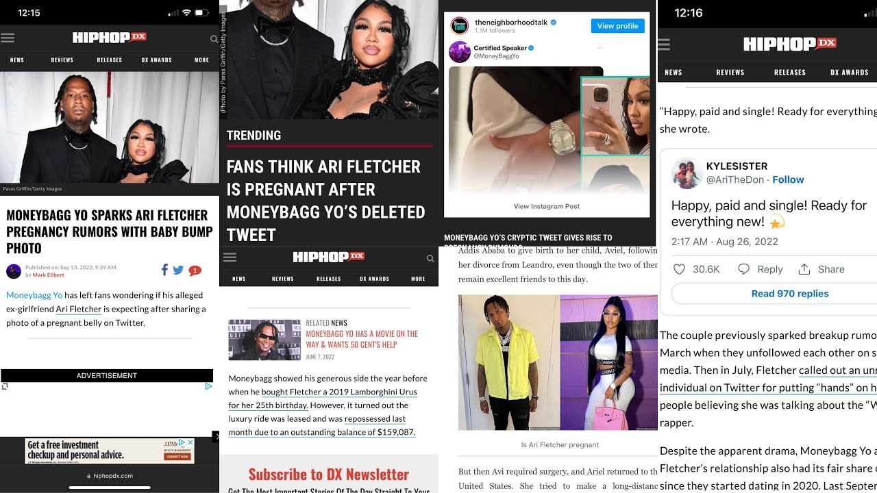 Ari on IG live giving a tour of her building + addressing pregnancy rumors + REMEDY