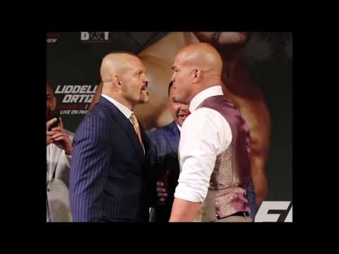 Tito Ortiz vs Chuck Liddell 3 - INTENSE Flinch + Staredown