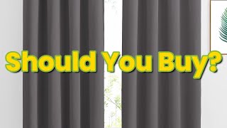 Review Blackout Curtains for Bedroom 63 inch Length 2 Panels - Window Treatment