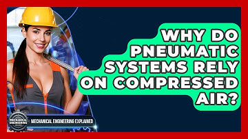 Why Do Pneumatic Systems Rely On Compressed Air? - Mechanical Engineering Explained