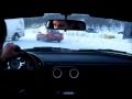 Mazda MX5 drifting on snow and ice