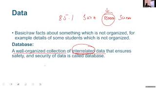 Dr Raju Davis International School  | CLASS  11   INFORMATICS  PRACTICES | 15-11 -2021| screenshot 5