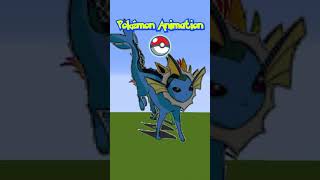 Minecraft Pokemon Animation #Shorts