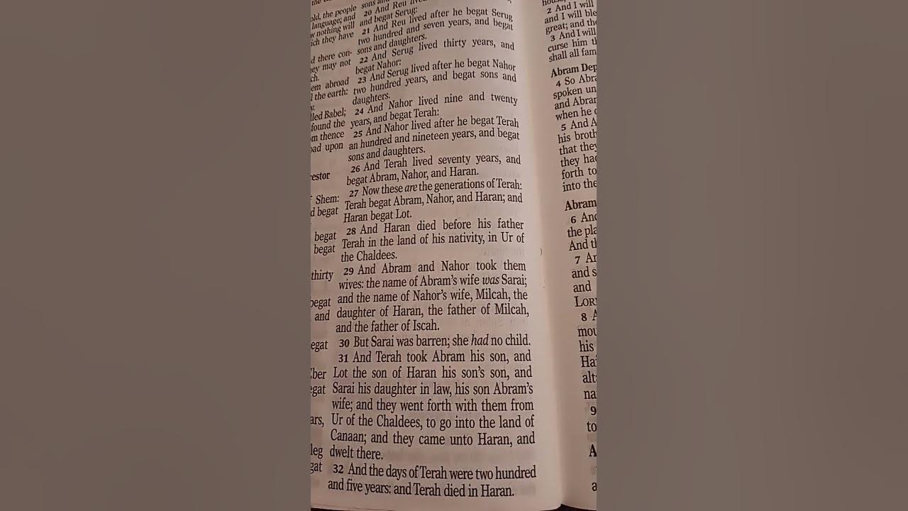 Genesis 11:28-32 KJV