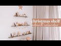Making Christmas Advent Calendar Shelves