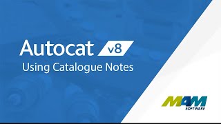 Autocat v8 - Using Catalogue Notes screenshot 5