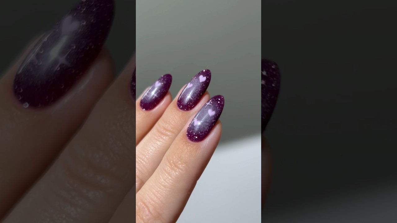💜✨ spellbound by the beauty of this purple glitter 🔮 
