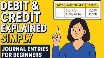 Debit & Credit Explained Simply | Journal Entries for Beginners (Class 11, B.Com, CA Foundation)