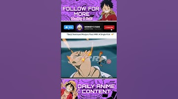 Sanji’s Epic Kick Obliterates Nusjuro’s Face! 🔥 One Piece Fan Animation #sanji #gorosei #eggheadarc