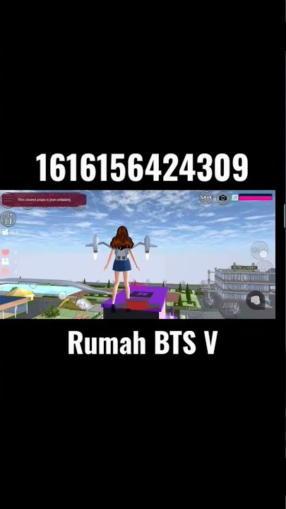 id Rumah BTS V | Sakura School Simulator
