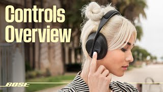 Herre venlig røveri øre Bose Noise Cancelling Headphones 700 – Controls Overview - YouTube