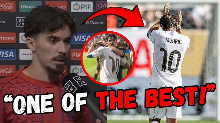 Vitinha’s Tribute to Modrić After His Final Game