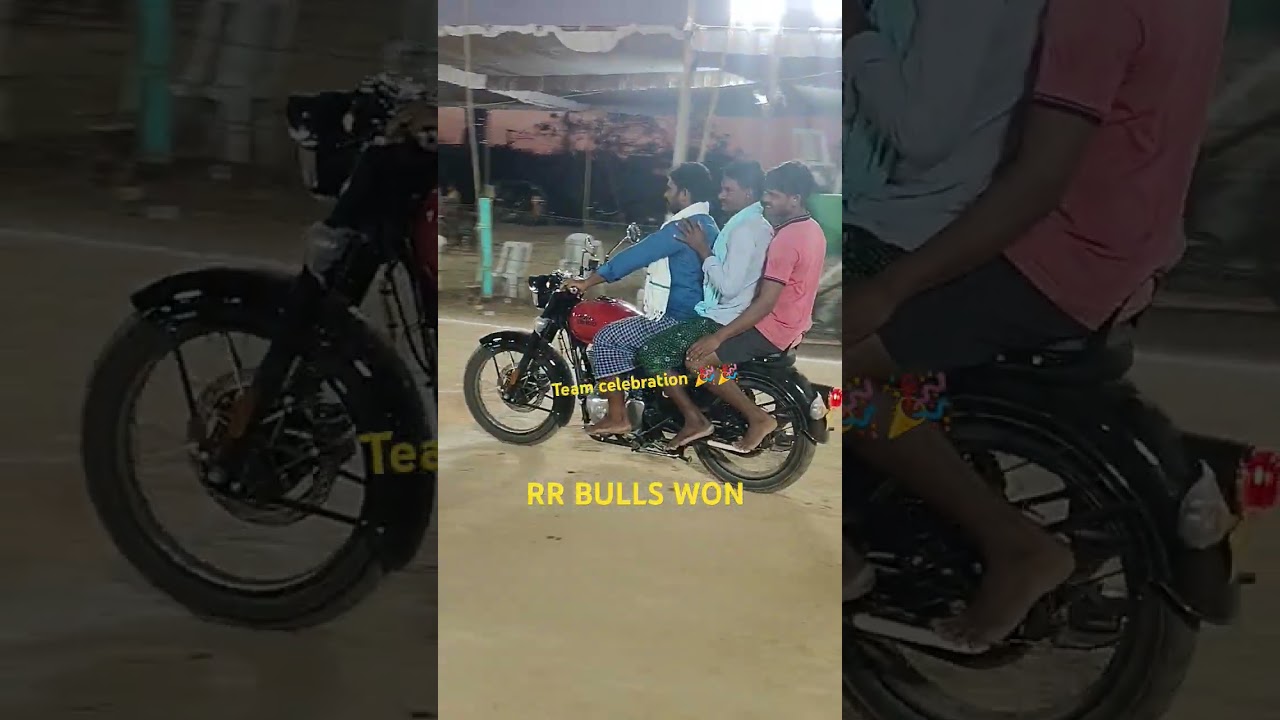 RR BULLS CELEBRATIONS TIME  🎉🎉🎊🎊