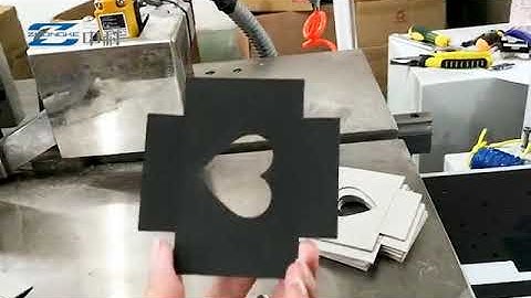 Heart shape gift box making machine ZK-320