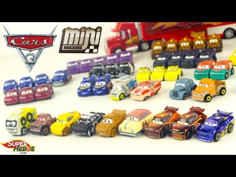 Disney Cars Mini Racers Wave 3 6 Pochettes Micro Voitures McQueen Jouet Toy  Review 