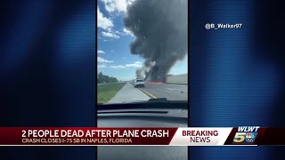 Sheriff: 2 dead after plane traveling from Ohio crashes on Florida interstate