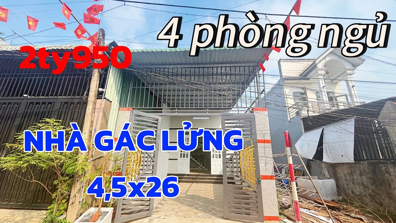 TẬP 268_ NHÀ GÁC LỬNG GIÁ RẺ 2ty950, LÊN TỚI 4pn, ĐƯỜNG NHỰA SÂN OTO. Lh: 0966.109.695