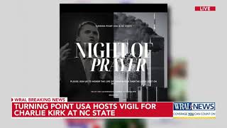 Turning Point USA hosts vigil for Charlie Kirk, 9/11 victims at NC State