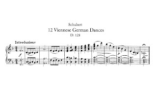 Franz Schubert – 12 Viennese German Dances, D.128