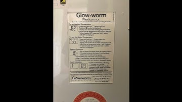 Glow Worm, Diagnostic, F 9 Fault code with 1 bar pressure, Faulty Water pressure.