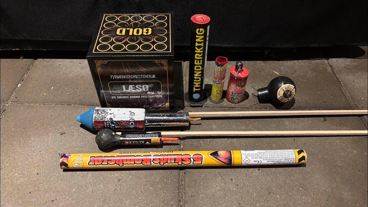 Skyder mine rester af - Fyrværkeri Test 24/25