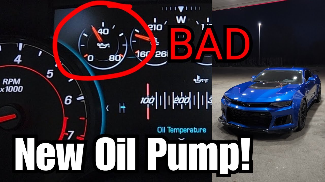 NEW Oil Pump On My 2017 Camaro ZL1 - YouTube