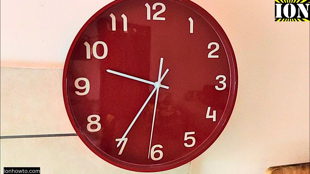 Silent wall clock movement no more ticking noises YouTube