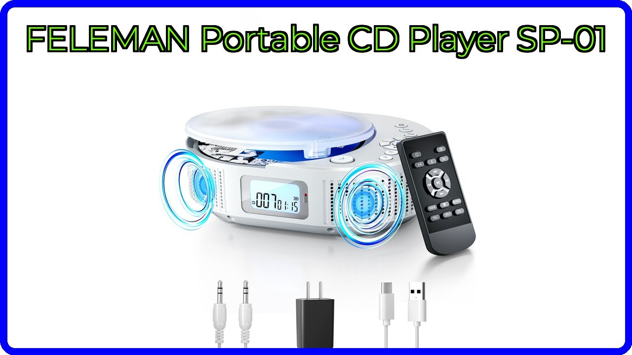 REVIEW (2026): FELEMAN Portable CD Player SP-01. ESSENTIAL details