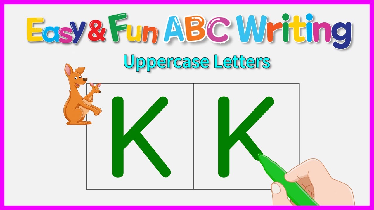 Easy & Fun ABC Writing | Writing Alphabet Letters | Uppercase Letters ...