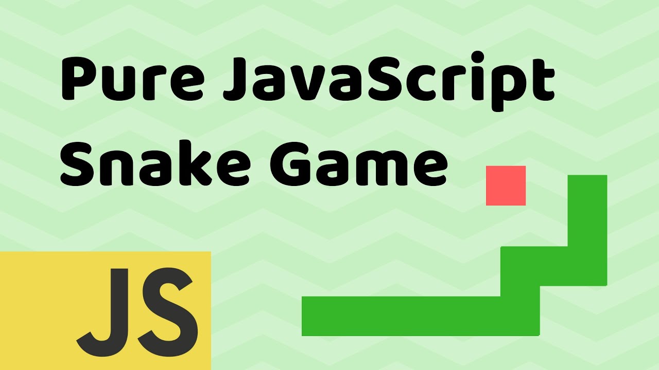 Coding JavaScript Snake Game (Plain Vanilla JavaScript & HTML Canvas)