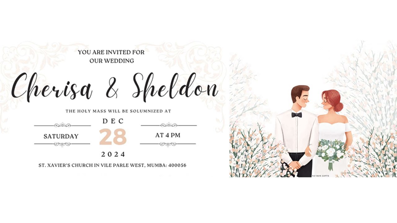 Wedding Mass Of Sheldon With Cherisa | St. Xavier's Church Vile Parle