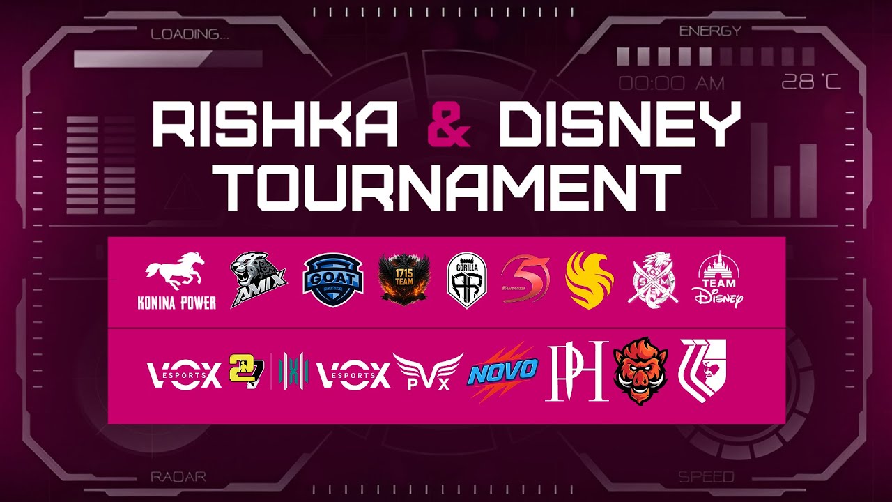 KP, AMIX, GOAT, ARCRED, 27gx, DG77, BOARS | RISHKA & DISNEY TOURNAMENT | PUBG MOBILE | XENOMORFF