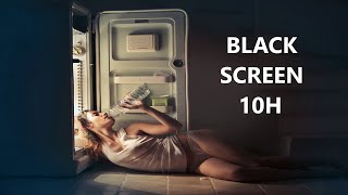 10 Hours Refrigerator Noise | Fridge Fan sound | Kitchen Fridge | Black Screen |