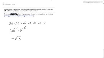 How many different license plates can be manufactured for this state?