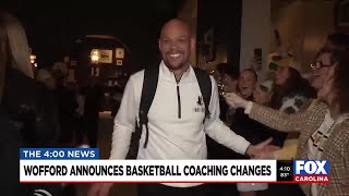 Wofford announces basketball coaching changes