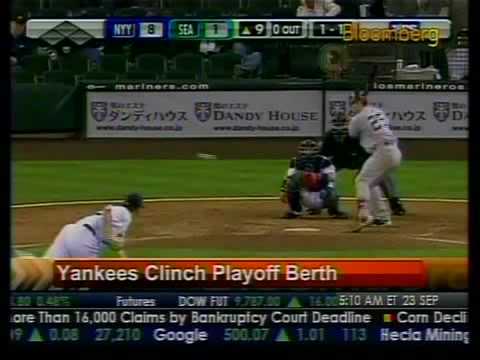 Yankees Clinch Playoff Berth