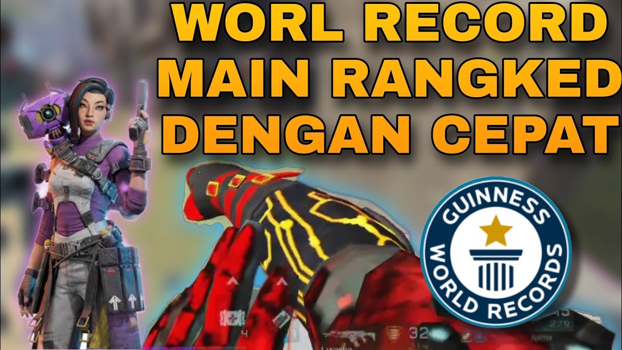 WORLD RECORD FOR THE FASTEST RANKED PLAYING APEX LEGENDS MOBILE