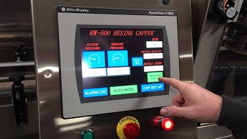 Resina RW-500 Large Container Inline Capping Machine USA Capper