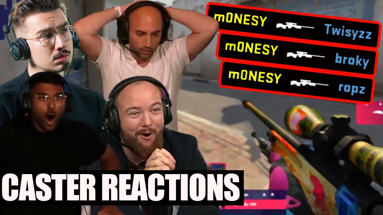 CS:GO CASTER REACTIONS TO M0NESY PLAYS! - YouTube