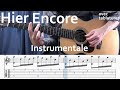 Charles Aznavour Hier Encore Play Along Tab Fingerstyle 