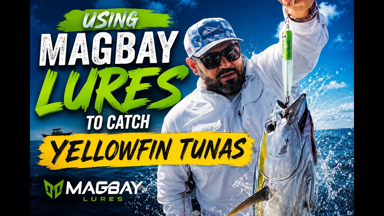 Hooking lots of Yellowfin Tuna with Mag Bay Lures | Staying Connected by Star Batt USA Offshore Cabo