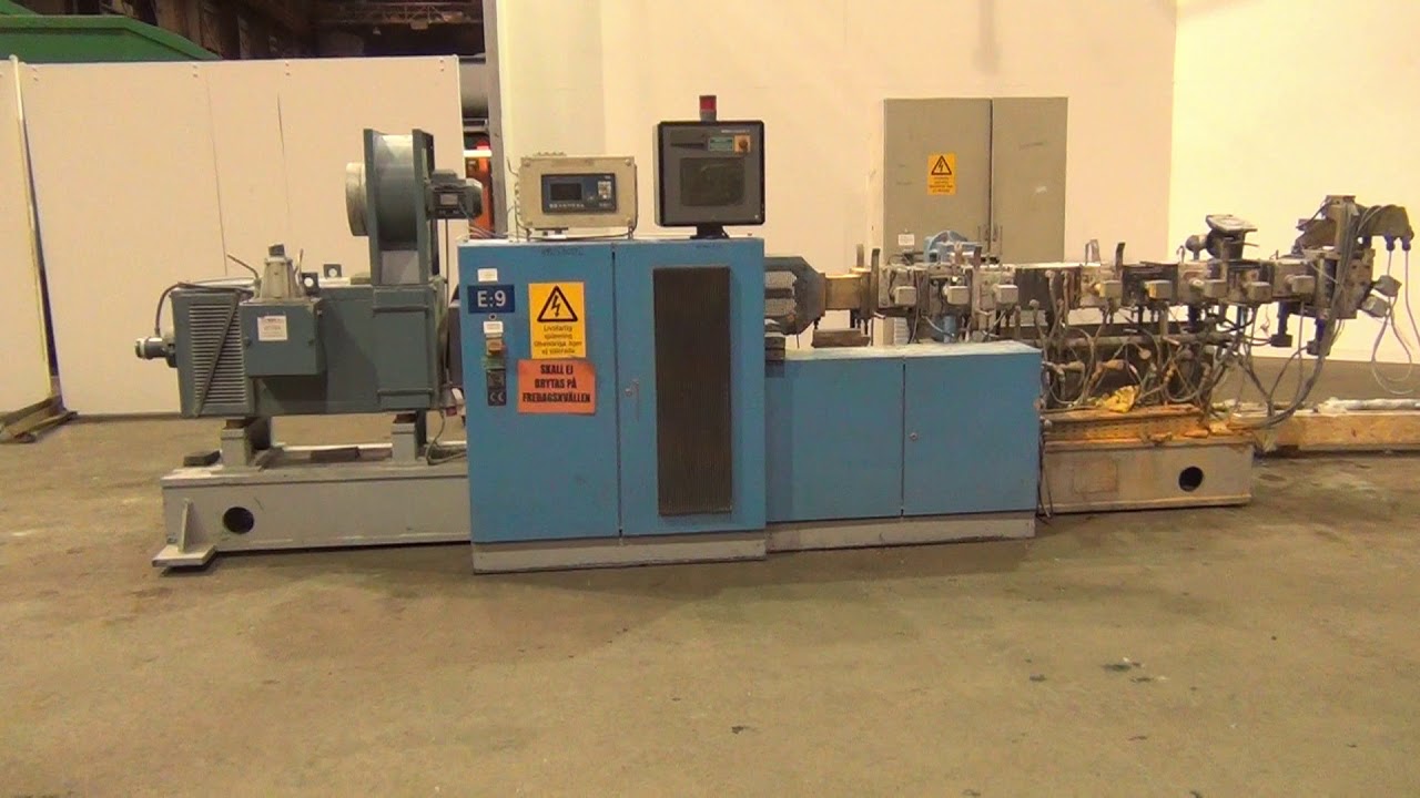 Used Coperion Werner & Pfleiderer Twin Screw Extruder Model ZSK 58 MC