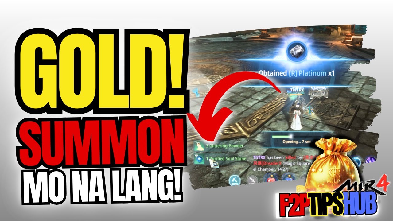 MIR4 NEW GOLD METHOD! UC  Rare Badge SUMMON Mo Na Lang! (2025 Guide)